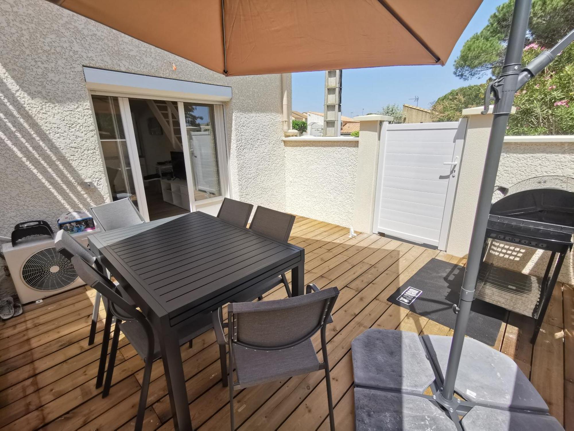 Maison Renovee A Marseillan Plage Eksteriør billede